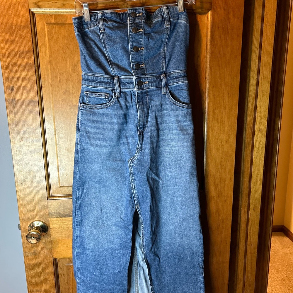 Women's Blue Denim Dress